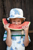 T-shirt met strepen - Botanical