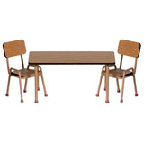 Tafel- en stoelenset voor muizen