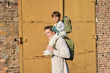 Quadratischer Rucksack - Little One & Me - Klein - Oliv - Lässig