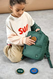 Mini Square rugzak Little Gang - Dark Green
