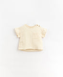 T-shirt manches volantées bébé - Karité - Play Up