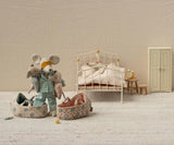 Babymuis in draagmand - Blauw