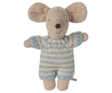 Babymuis in draagmand - Blauw