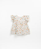 Tunique tissée imprimé corail - Fibre - Play Up