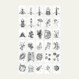 Refill voor Kidydraw Mini tekentablet - Dinosaurussen & Galaxy