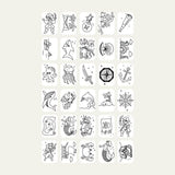 Refill voor Kidydraw Mini tekentablet - Animals Around the World & Oceans and Pirates
