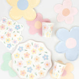 Dessertbordjes - Happy Flowers