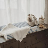 Aankleedkussen 50x70 - Fat stripe Jeans Blue - Meyco