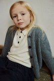 Lamswollen Cardigan - Charcoal melange