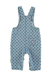 Tuinbroek - Denim Hearts