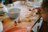 Houten gebakjes
