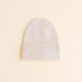 Beanie Fonzie Newborn - Cream - Hvid