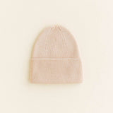 Beanie Fonzie Newborn - Oat - Hvid