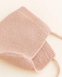 Bonnet Newborn - Apricot - Hvid