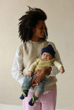 Booties - Blue / Grass