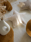 Star Cushion - Cream White