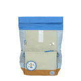 Medium Rolltop rugzak - Sunny Explorer - Groen & Blauw