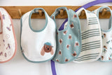 Set van 5 slabbetjes - Tiny Team Dog
