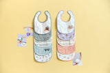 Set van 5 slabbetjes - Tiny Team Cat