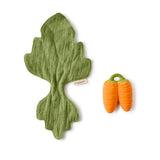 Rammelaar & Knuffeldoekje & bijtspeeltje - Cathy the Carrot - Artisjok