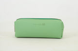 Lederen pennenzak - Pastel Green