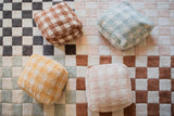 Wasbare poef - Vichy Honey