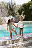 UV-zwemshirt met korte mouwen - Beach Dog Sea Salt