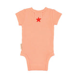 Romper - roze met kersenprint
