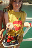 Mouwloze top - Love