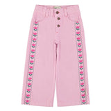 Flare broek - Lila