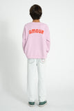 Washed light blue denim