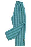 Babybroek - blauw & groen geruit