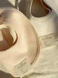 2-pack slabbetjes Fio Stripe - Blush Mix