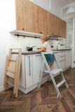 Opvouwbare & verstelbare leertoren Step'n'Fold - Naturel - Ette Tete