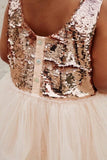 Minnu jurk - Gold Blush