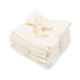 Tetradoeken 10 pack muslin cloth Nuvoli - Antique White