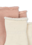2-pack terry sokken - Cameo Rose
