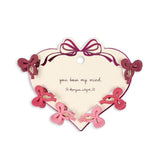 Haarspeldjes Bow 6-pack - Pink mix