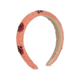 Haarband met parels Ladybug