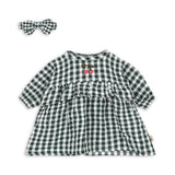 Poppenkledingset - Green check