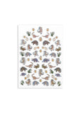 Puffy stickers - Dino