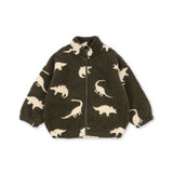 Jody Teddy Jacket - Dino silhouette
