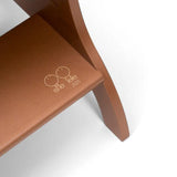 Houten leertoren Step'n'sit - Mocha Mousse met zwart - Ette Tete