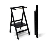 Opvouwbare & verstelbare leertoren Step'n'Fold - Zwart - Ette Tete