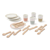 Kid's Concept - Houten speelservies 4 personen - Bistro