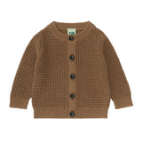 Baby Structure Cardigan - camel - FUB