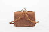 Cartable de maternelle en cuir - Cartable marron Ranger - Sacs d'équitation