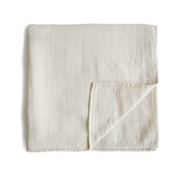 Swaddle 120x120 cm - Fog - Mushie