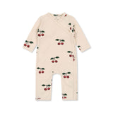 Newborn onesie met lange mouwen - Ma grande cerise