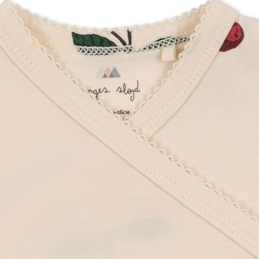 Newborn onesie met lange mouwen - Ma grande cerise